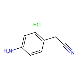4-氨基苯乙腈盐酸盐 structure