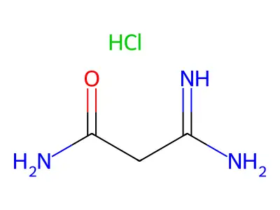 Amidinomalonamide hydrochloride structure