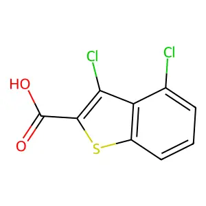 3,4-Dichloro-1-benzothiophene-2-carboxylic acid structure