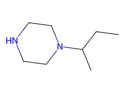 1-(Butan-2-yl)piperazine structure