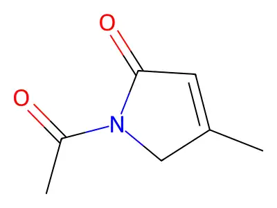 1-acetyl-4-methyl-2,5-dihydro-1H-pyrrol-2-one structure
