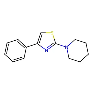 1-(4-Phenyl-1,3-thiazol-2-yl)piperidine structure