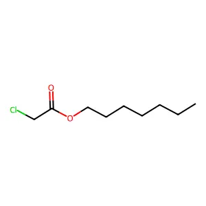 Heptyl chloroacetate structure