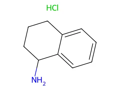 1,2,3,4-四氢萘-1-基铵氯化物 structure