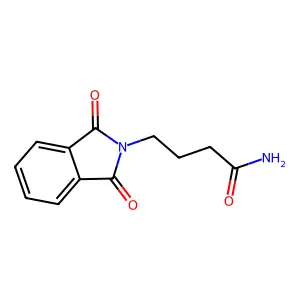 1,3-二氧代-2-异二氢吲哚丁酰胺 structure