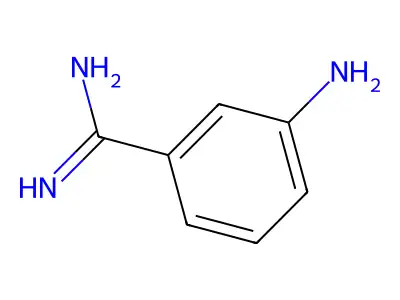 m-Aminobenzamidine structure