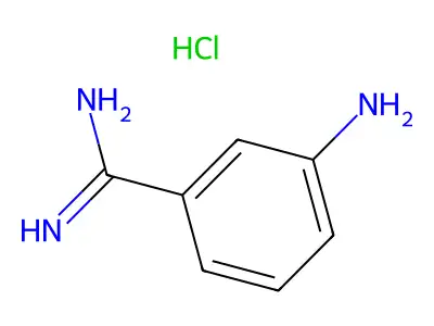 m-Aminobenzamidine dihydrochloride structure