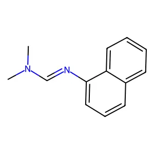 N'-(1-naphthyl)-N,N-dimethyl-formamidine structure
