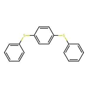 Benzene, 1,4-bis(phenylthio)- structure