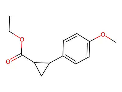 trans-Ethyl 2-(4-methoxyphenyl)cyclopropanecarboxylate structure