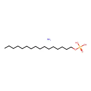 Ammonium hexadecyl hydrogen phosphate structure