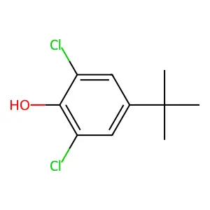 4-Tert-butyl-2,6-dichlorophenol structure