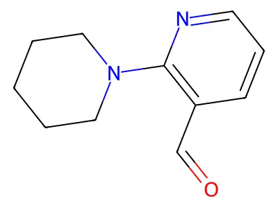2-(Piperidin-1-yl)pyridine-3-carbaldehyde structure