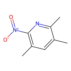 2-Nitro-3,5,6-trimethylpyridine structure