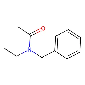 N-Benzyl-N-ethylacetamide structure
