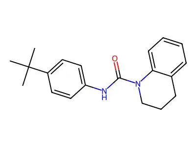 N-(4-(tert-Butyl)phenyl)-3,4-dihydroquinoline-1(2H)-carboxamide structure