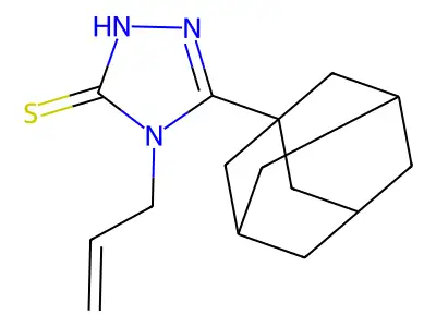 5-Adamantan-1-yl-4-allyl-4H-[1,2,4]triazole-3-thiol structure