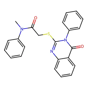 N-methyl-2-(4-oxo-3-phenylquinazolin-2-yl)sulfanyl-N-phenylacetamide structure