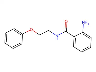 2-amino-N-(2-phenoxyethyl)benzamide structure