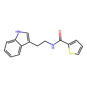 N-[2-(1H-indol-3-yl)ethyl]thiophene-2-carboxamide structure