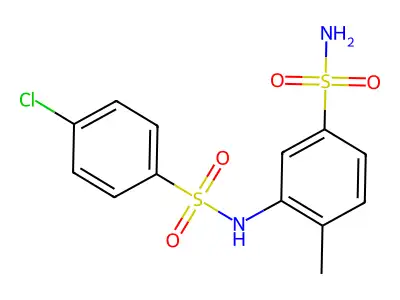 3-[(4-Chlorophenyl)sulfonylamino]-4-methylbenzenesulfonamide structure
