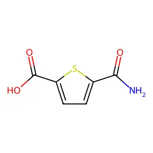 5-Carbamoylthiophene-2-carboxylic acid structure