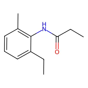 N-(2-ethyl-6-methylphenyl)propanamide structure