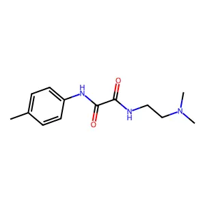 N-[2-(dimethylamino)ethyl]-N'-(4-methylphenyl)ethanediamide structure