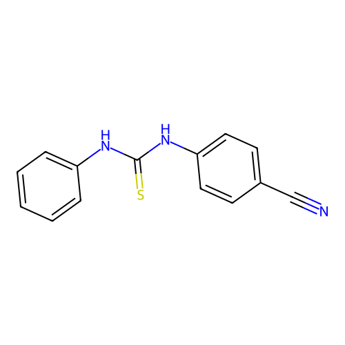 1-(4-Cyanophenyl)-3-phenylthiourea structure