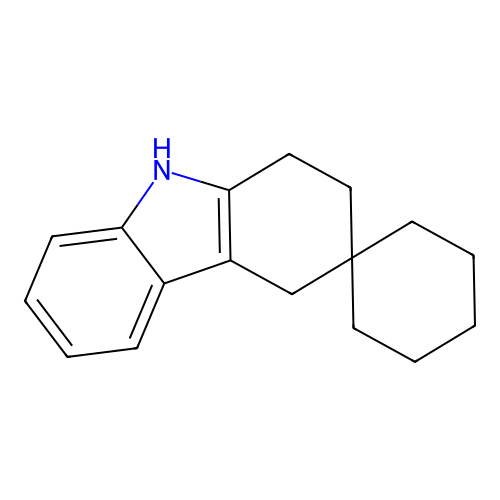 1,2,4,9-Tetrahydrospiro[carbazole-3,1'-cyclohexane] structure