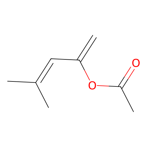 1,3-Pentadien-2-ol, 4-methyl-, acetate structure
