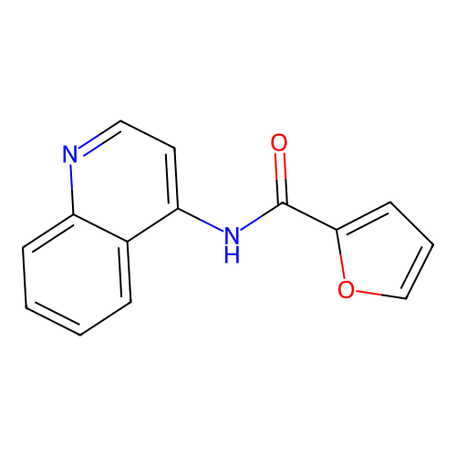 N-(quinolin-4-yl)furan-2-carboxamide structure
