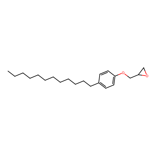 ((p-Dodecylphenoxy)methyl)oxirane structure