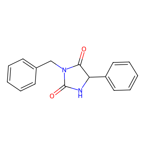 3-Benzyl-5-phenylimidazolidine-2,4-dione structure