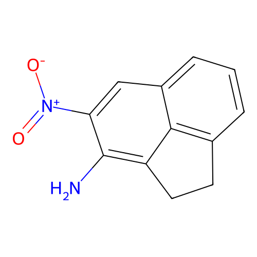 1,2-Dihydro-4-nitroacenaphthylen-3-amine structure