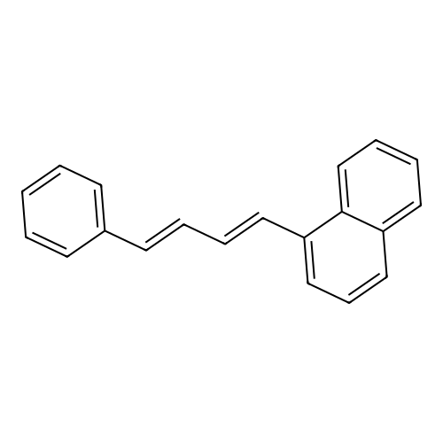1-(4-Phenyl-1,3-butadienyl)naphthalene structure