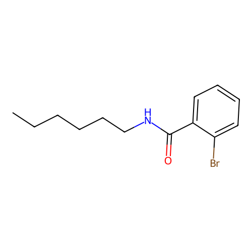 2-bromo-N-hexylbenzamide structure