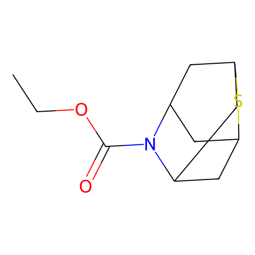 2-Thia-6-azatricyclo[3.3.1.1(3,7)]decane-6-carboxylic acid, ethyl ester structure