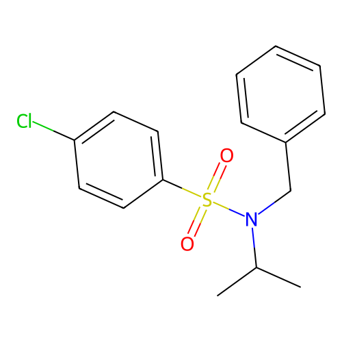 N-苄基-4-氯-N-(丙-2-基)苯磺酰胺 structure