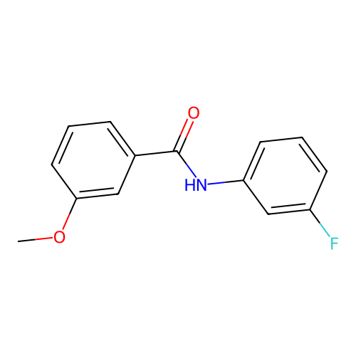 N-(3-fluorophenyl)-3-methoxybenzamide structure