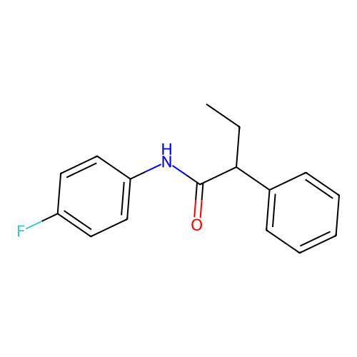 N-(4-fluorophenyl)-2-phenylbutanamide structure
