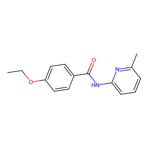4-ethoxy-N-(6-methylpyridin-2-yl)benzamide structure