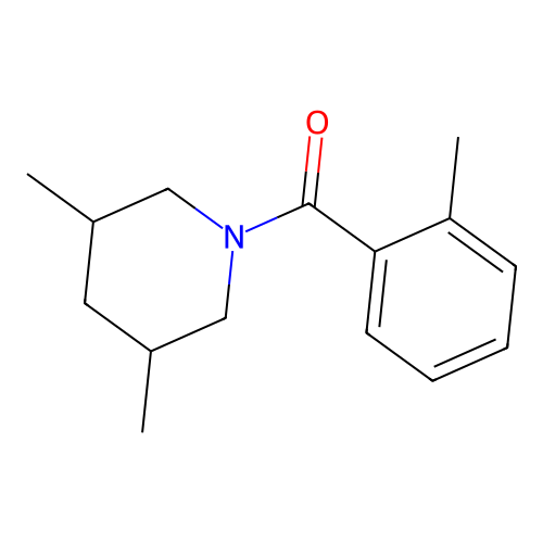 3,5-Dimethylpiperidyl 2-methylphenyl ketone structure