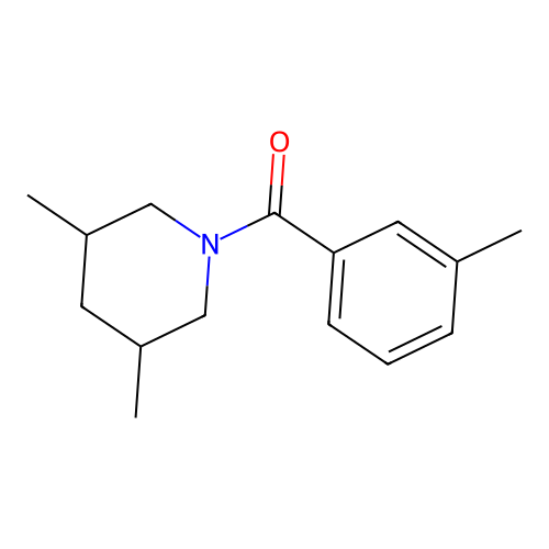 3,5-Dimethyl-1-(3-Methylbenzoyl)piperidine structure