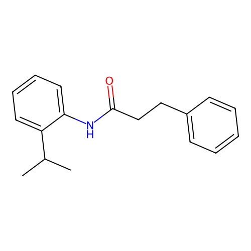 3-phenyl-N-(2-propan-2-ylphenyl)propanamide structure