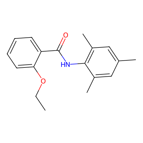 2-ethoxy-N-(2,4,6-trimethylphenyl)benzamide structure