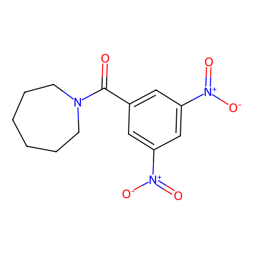Azepan-1-yl(3,5-dinitrophenyl)methanone structure