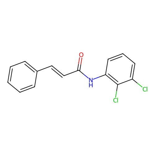 N-(2,3-dichlorophenyl)-3-phenylprop-2-enamide structure