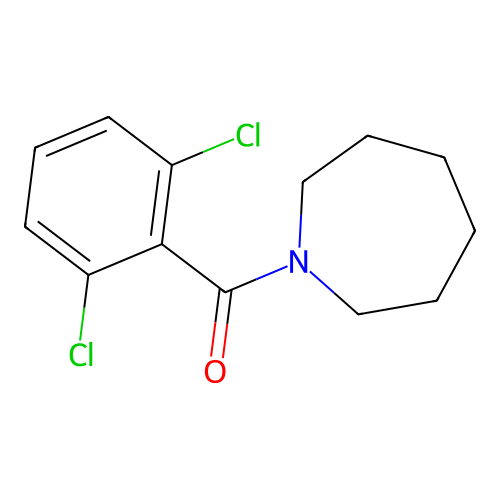 Azepan-1-yl(2,6-dichlorophenyl)methanone structure