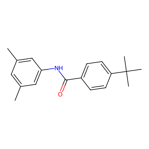 4-tert-butyl-N-(3,5-dimethylphenyl)benzamide structure